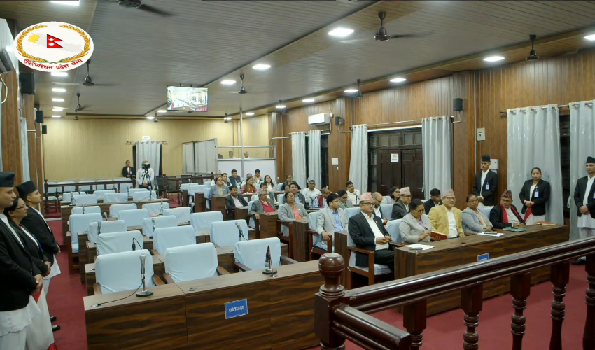 प्रतिपक्षीको बहिष्कारकाबीच सुदूरपश्चिममा बजेट पारित