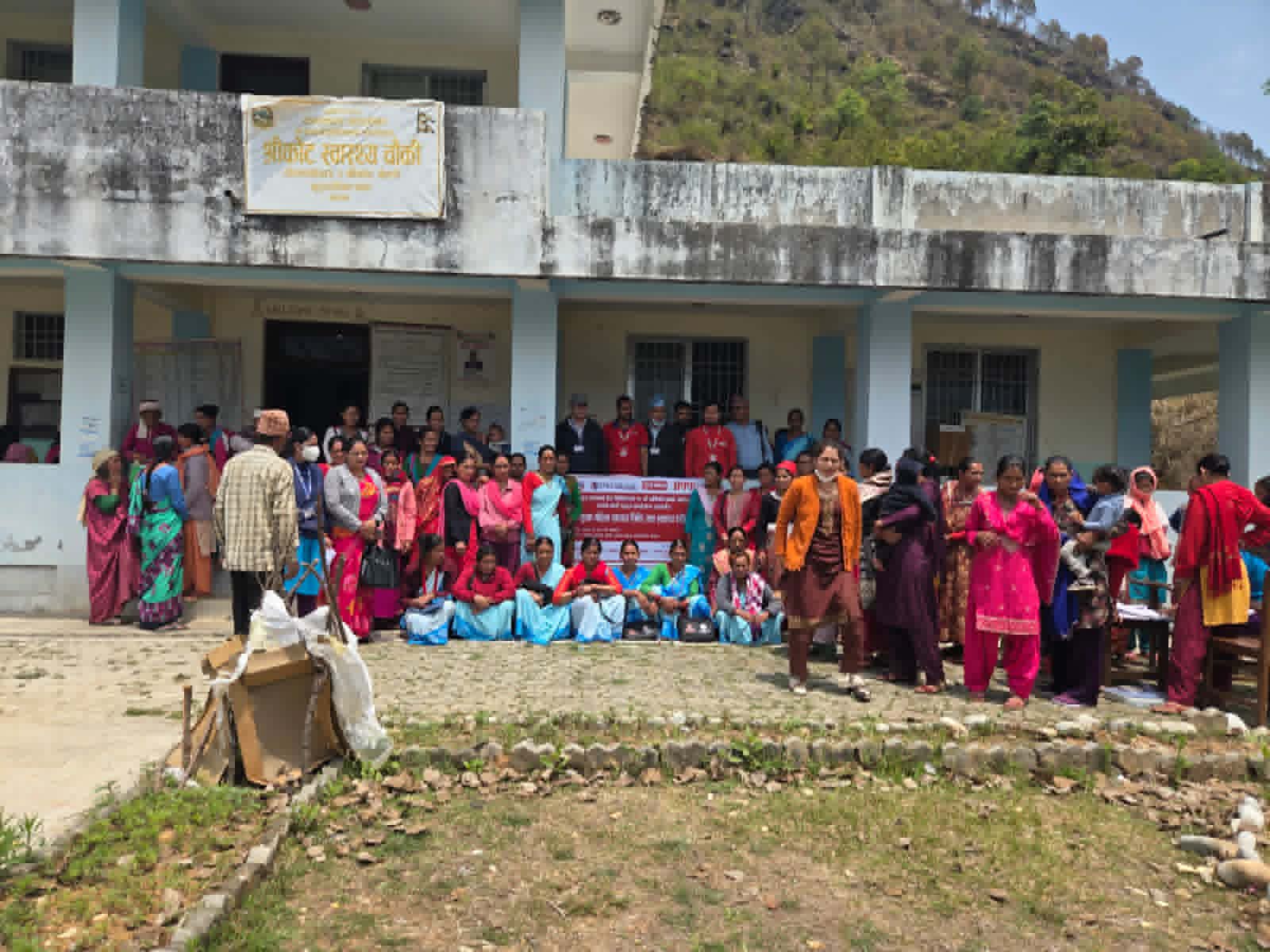 बैतडीको दोगडाकेदारमा प्रजनन स्वास्थ्य शिविर सम्पन्न 