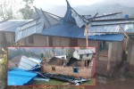 हावाहुरीले विद्यालय भवनका छाना उडायो 