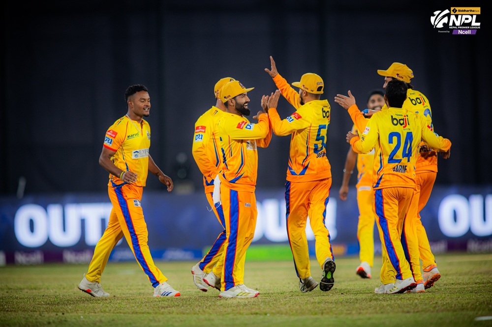 सुदूरपश्चिम राेयल्स एनपीएलकाे फाइनलमा प्रवेश,विराटनगर ७७ रनले पराजित