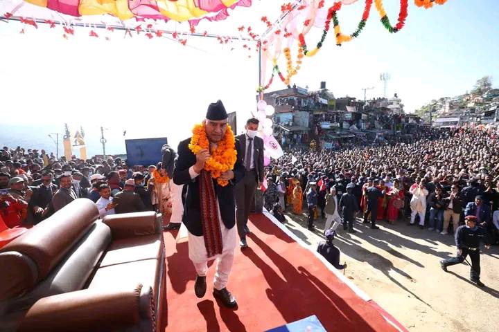  प्रधानमन्त्री शेरबहादुर देउवा गृह जिल्ला डडेल्धुरामा