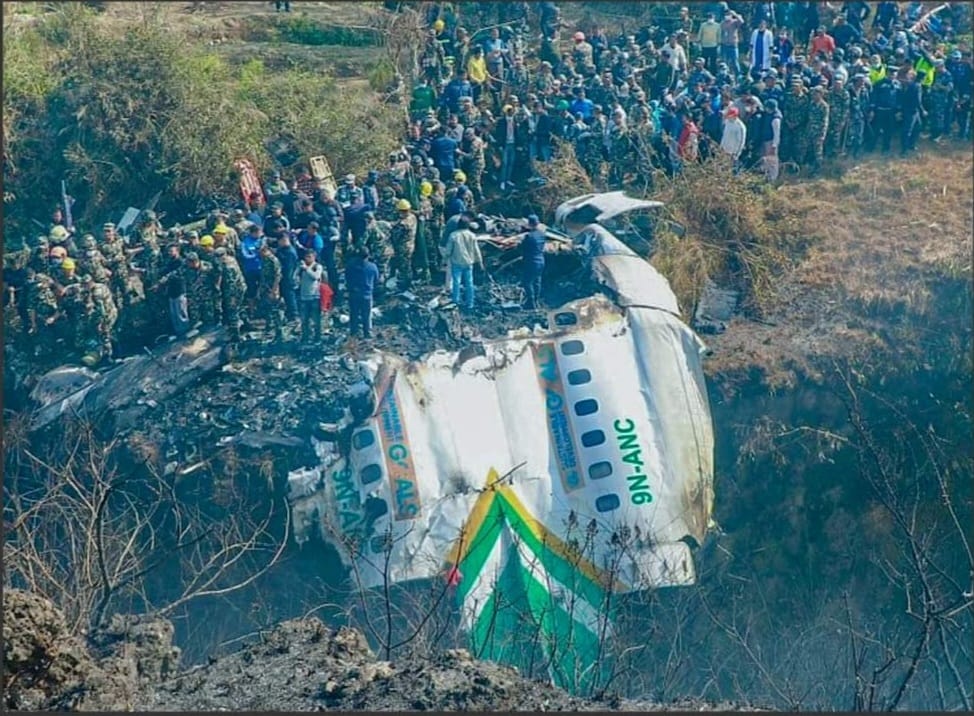 दुर्घटनाग्रस्त जहाजमा सवार ७२ मध्ये ११ विदेशी, ३ बालबालिका, ३६ जनाको शव निकालियो