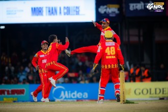 काठमान्डुलाई ४ विकेटले हराउँदै लुम्बिनी क्वालिफायरमा