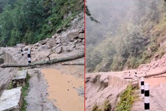 पहिरोले सुदूरपश्चिमका भीमदत्त, केआइसिंह र जयपृथ्वी राजमार्ग अवरुद्ध 