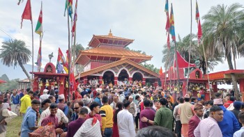 सकियो त्रिपुरासुन्दरीको जात्रा, हजारौंले गरे दर्शन 