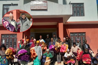 बैतडीको पाटन–२ मा जेष्ठ नागरिकलाई कम्बल वितरण 