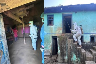 बैतडीको पञ्चेश्वरमा औलो रोग सर्न नदिन बिषादी छर्ने अभियान सञ्चालन 