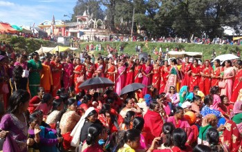 बैतडीको प्रसिद्ध निङ्गलाशैनी भगवती मन्दिरमा जात्रा शुरु