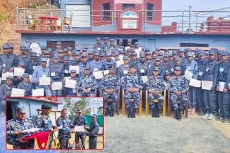 निर्वाचन प्रहरीको बिदाइ 