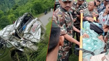 बैतडीका एक परीवार सवार स्कारपियो मकवानपुरमा दुर्घटना, महिलाको मृत्यु