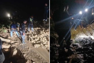 बैतडीको भञ्ज्याङमा पहिरो खस्दा जयपृथ्वी राजमार्ग अवरुद्ध 