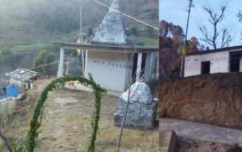 बैतडीको सुर्नया ६ स्थित शिवालयमा महाशिवरात्रीको तयारी, सरसफाईसंगै सजाइयो मन्दिर 