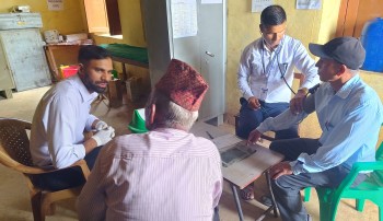 शिविरमार्फत आयुर्वेद सेवा दिँदै दशरथचन्द नगरपालिका 