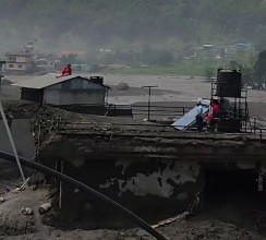 रसुवा बाढीः  नौजनाको शव भेटियो 