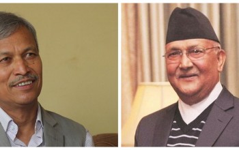 एमाले महाधिवेशन : अध्यक्षको लागि ओली र रावल प्रतिस्पर्धामा
