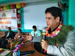 जनआकांक्षा पूरा गर्न सरकार लागिपरेको छ : उद्योग मन्त्री भण्डारी 