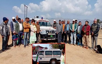 अभियान सञ्चालन गरेरै मेलौलीमा सुबिधा सम्पन्न एम्बुलेन्स सञ्चालनमा 