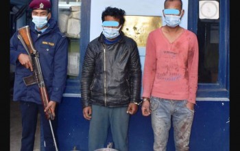 प्रेसर कुकरले हानेर आफ्नै बुवाको हत्या गर्ने दुई जना पक्राउ
