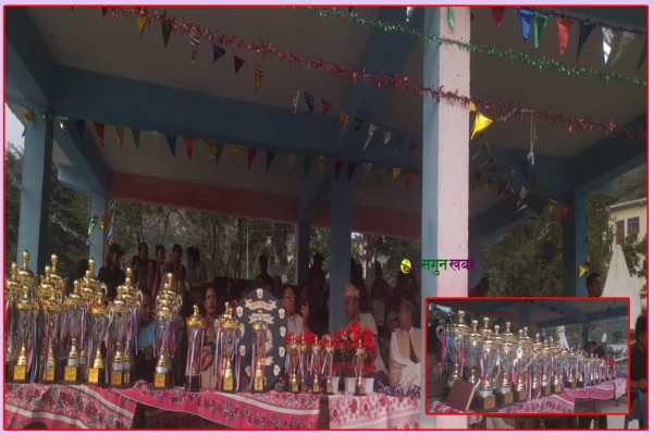 बैतडी जिल्लास्तरीय राष्ट्रपति रनिङ शिल्डको उपाधी पुर्चौडीले जित्यो