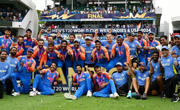 दक्षिण अफ्रिकालाई हराउँदै टी–२० विश्वकप क्रिकेटको उपाधि भारतलाई