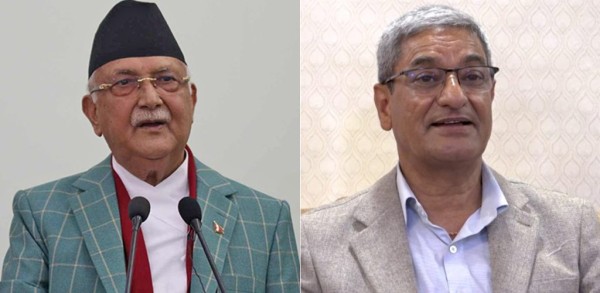 पूर्व प्रधानमन्त्री ओली र पूर्व गृहमन्त्री लेखक पक्राउ 
