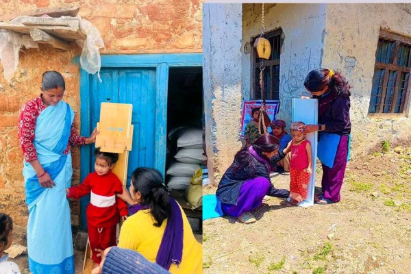 बैतडीमा १६ हजार बढी बालबालिकाहरुको पोषण लेखाजोखा गरिँदै 