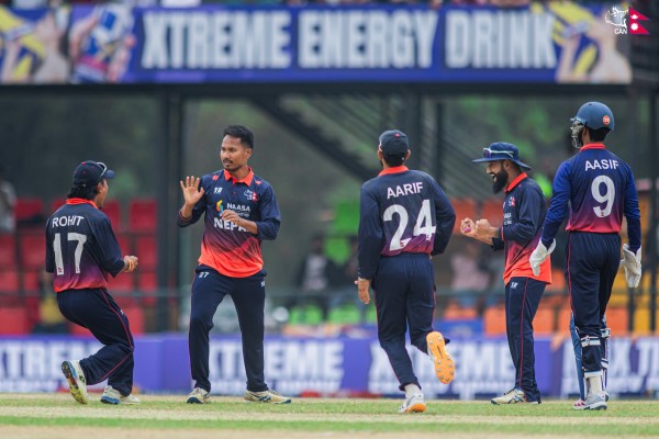 आईसीसी विश्वकप क्रिकेट लिग–टू : नेपालद्वारा यूएई ३७ रनले पराजित 