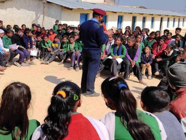 समुदाय–प्रहरी साझेदारी कार्यक्रमः बालविवाह न्युनिकरण तथा रोकथाम सम्बन्धि सचेतना