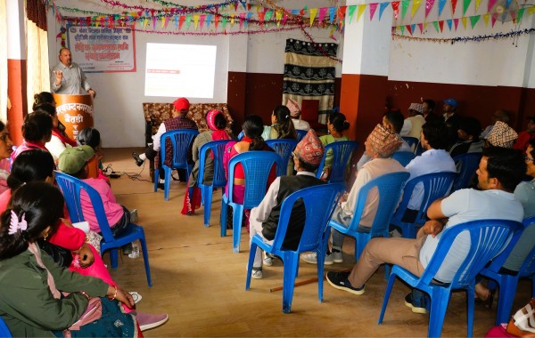 बैतडीको दशरथचन्दमा लैङ्गिक समानताका लागि धार्मिक अगुवाहरुसंग सम्वाद 
