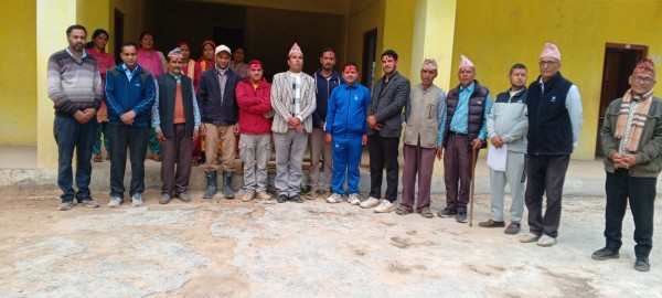 उदयदेव मावि पालिगडाको विव्यस अध्यक्षमा साउँद चयन 