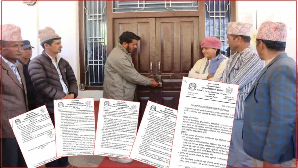 सुर्नया गाउँपालिकामा लागेको ताला ३९ दिन पछि खुल्यो