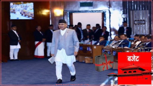 अर्थमन्त्री पौडेलले प्रतिनिधिसभा र राष्ट्रिय सभाको संयुक्त बैठकमा दिउँसो ३ बजे बजेट पेश गर्दै