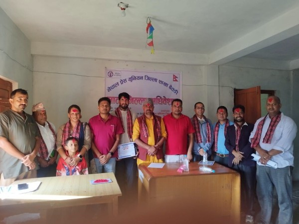 प्रेस युनियन बैतडीको अध्यक्षमा केशवराज भट्ट चयन