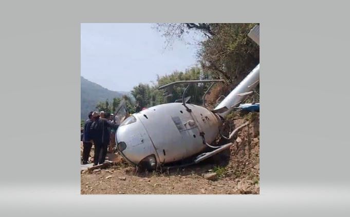 खोटाङमा हेलिकप्टर दुर्घटना