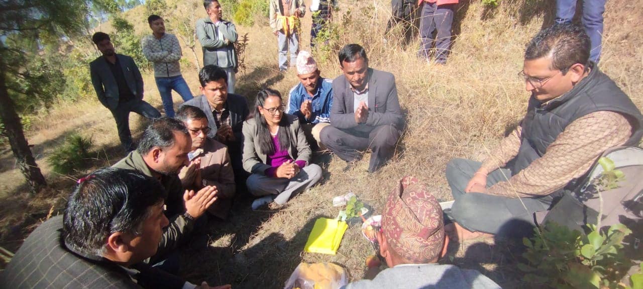 पञ्चेश्वरको आमचोरामा १० शैय्याको अस्पताल शिलान्यास 