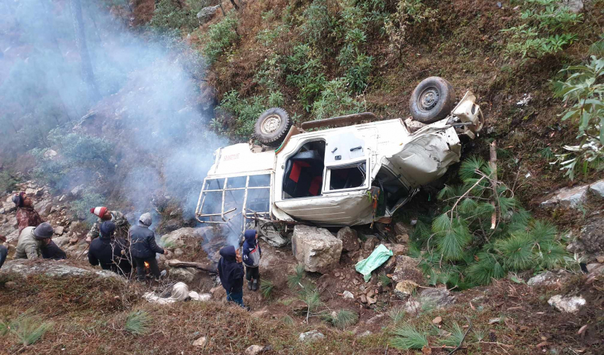 बैतडीमा जिप दुर्घटना हुँदा दुई जना घाइते 