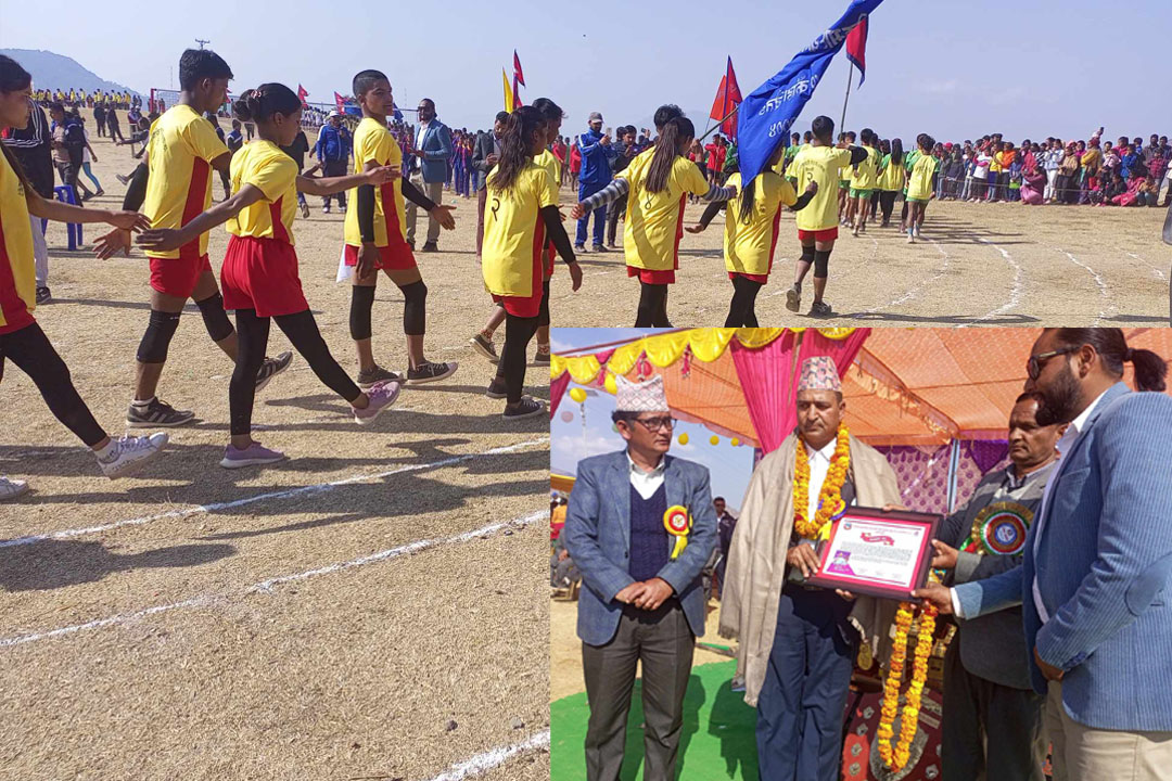 बैतडीको मेलौलीमा राष्ट्रपति रनिङ शिल्ड प्रतियोगिता शुरु