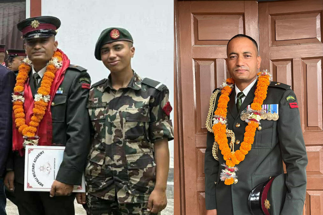 बैतडीको सुर्नयाका नरेन्द्र र आयुषा : बुवा–छोरीको प्रेरणादायी फौँजी यात्रा 