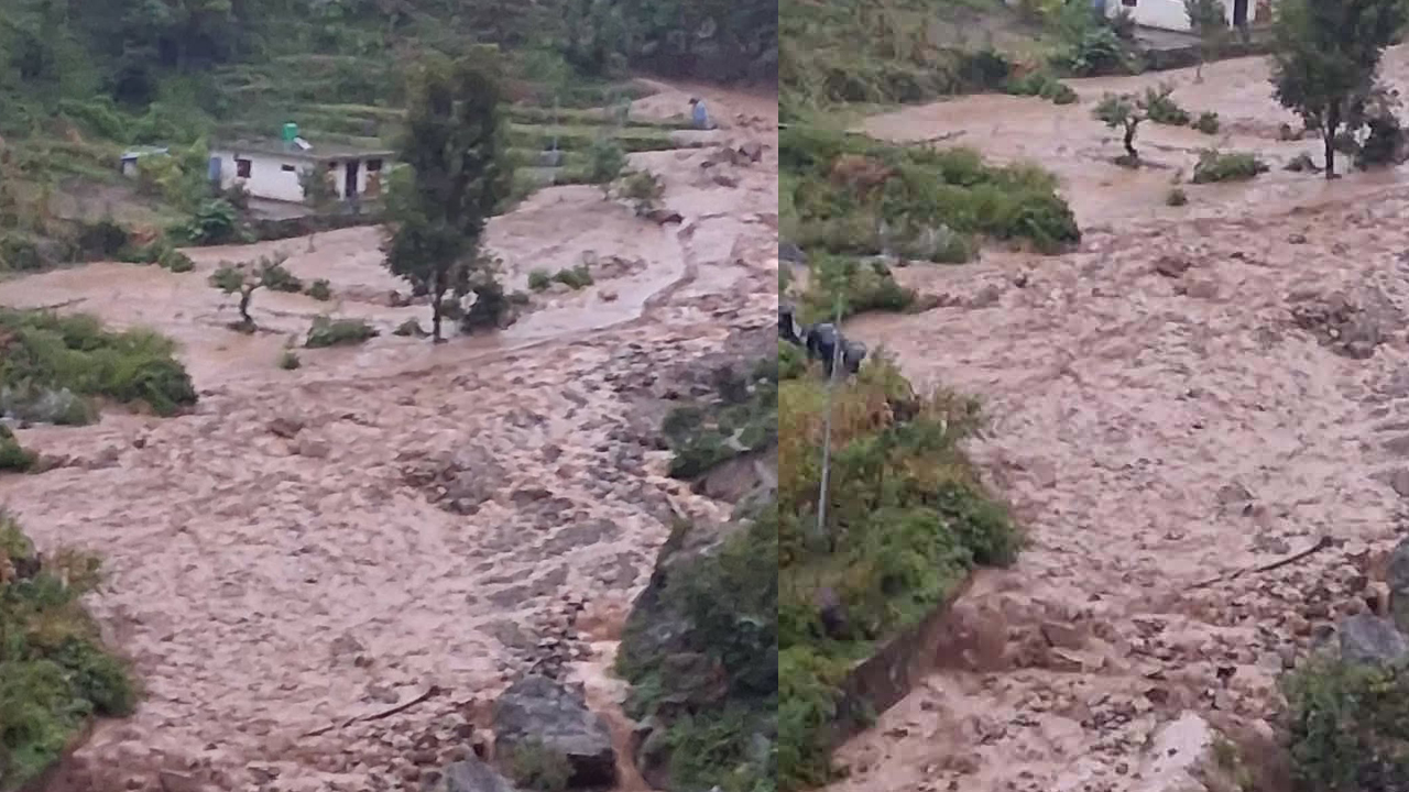 बैतडीको सुर्नयामा रातापानी पहिरोको कहर : २० भन्दा बढी घरपरिवार जोखिममा 