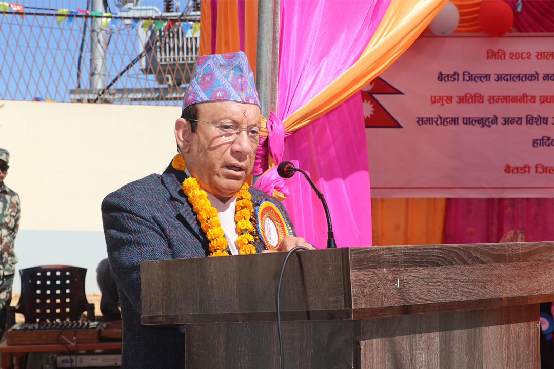 उच्च नैतिकता र निष्ठापूर्वक न्याय सम्पादन हुनुपर्ने : प्रधानन्यायाधीश राउत 