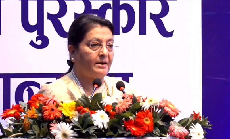 पूर्वराष्ट्रपति भण्डारीद्वारा सक्रिय राजनीतिमा फर्किएको घोषणा 