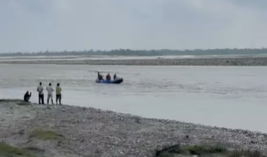 गाई तार्ने क्रममा महाकाली नदीमा बगेर कञ्चनपुरका एक जना बेपत्ता 