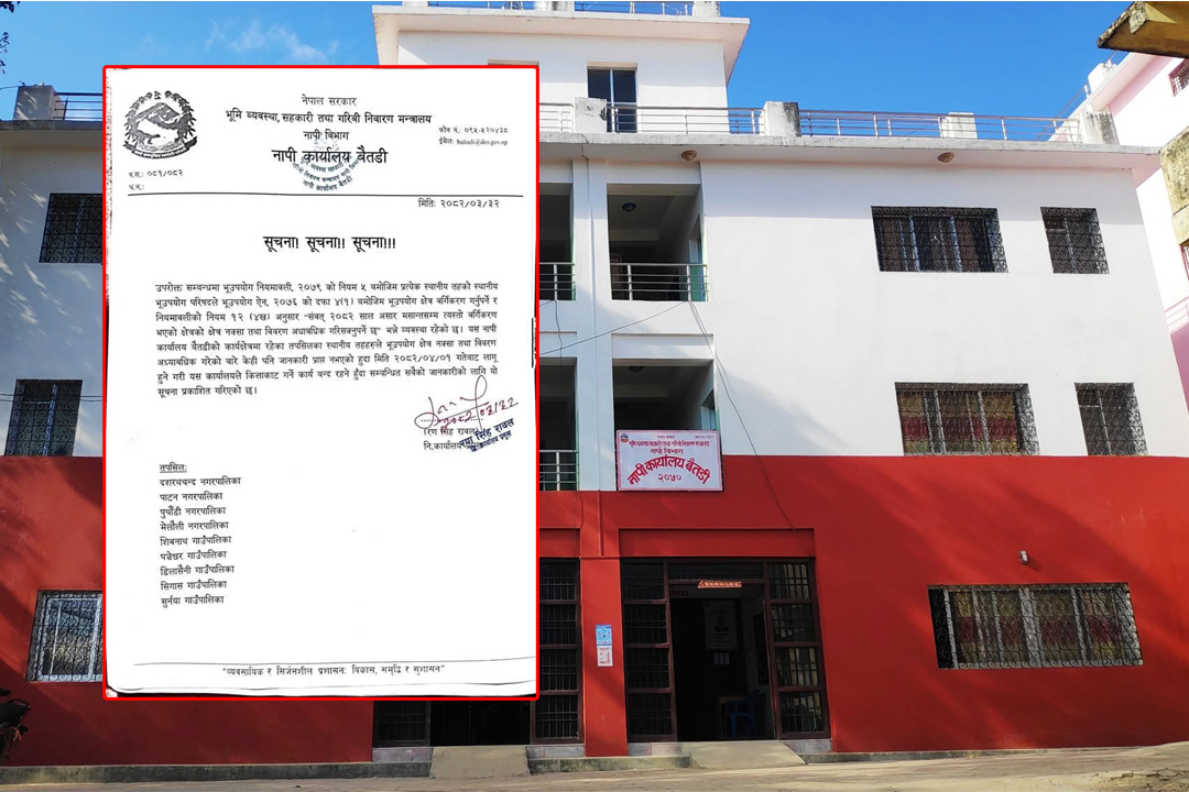 बैतडीका नौ पालिकाको कित्ताकाट रोकियो, स्थानीय तहले भू–उपयोग क्षेत्र वर्गीकरण गरेनन्