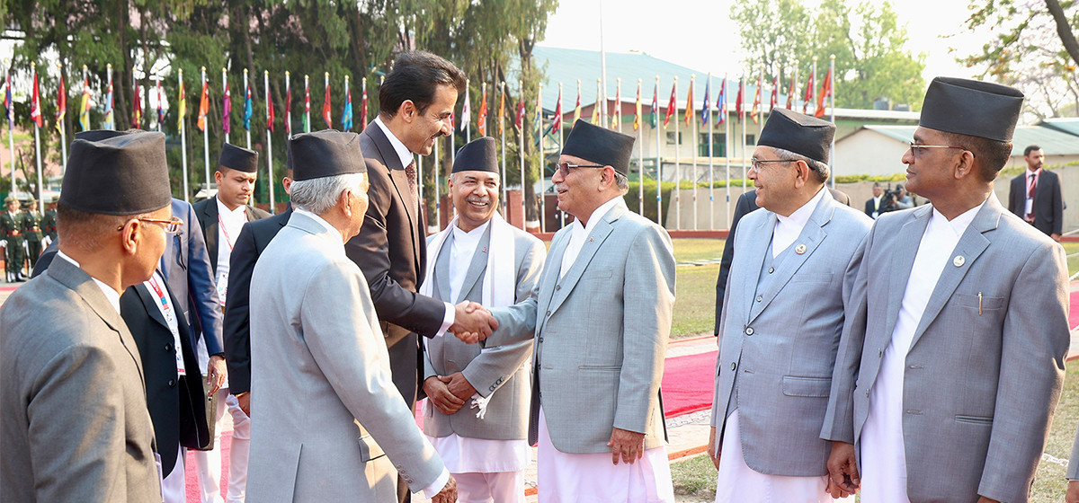 नेपाल भ्रमणमा रहेका कतारी राजा स्वदेश फिर्ता